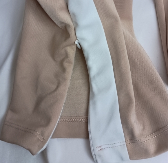 2/$30 HM Relaxed Butterly Pink Blush White Track Active Pants (#389) - Picture 7 of 11